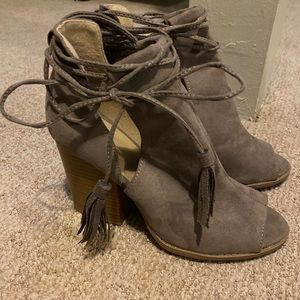 Altar’d State grey suede heels